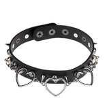 Initial Necklace PU Leather Choker for Women Men