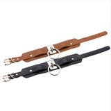 Harajuku Oversized Choker Sexy Pu Leather Women Collar Bondage
