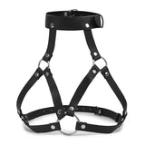 Harajuku Girl Rivet Leather Choker Necklace Gothic Punk Sexy Choker