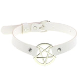 Harajuku Chocker Sexy Pentagram Rivets Goth Punk Chokers Gothic Choker Necklace