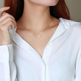 Temperament Cross Charm Necklace, Minimalist Choker Jewelry for Women