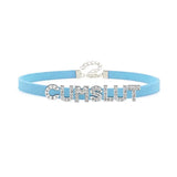 Rhinestone Letters CUMSLUT Choker Collar Women Men Goth Chocker Adult Cosplay
