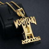 Men's Titanium Steel Prisoner Necklace Pendant