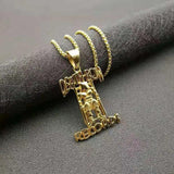 Men's Titanium Steel Prisoner Necklace Pendant