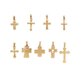 Stainless Steel Vintage Jesus Cross Pendant Necklace Charms