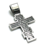 316L Stainless Steel Jesus Christ Cross Bible Pendant