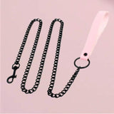 Chain Leash Bdsm Toys PU Leather Collar Sexy Accessories For Women