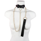 Sexy Punk Choker Collar Leather Bondage Body Cosplay Goth Jewelry
