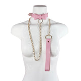 Sexy Punk Choker Collar Leather Bondage Body Cosplay Goth Jewelry