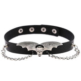 Leather Choker Necklaces for Women Bondage Cosplay