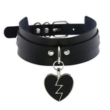 Leather Choker Necklaces for Women Bondage Cosplay