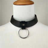 BAFEI Leather Collar Bondage Bdsm Arnes Fantazi Seks Choker Harness