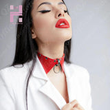 Gothic Collar Decoration PU Leather Neck Bondage Choker for Women Girls