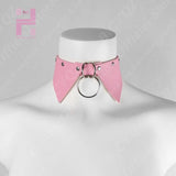 Gothic Collar Decoration PU Leather Neck Bondage Choker for Women Girls