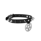 Harajuku Sexy Star Rivets Punk Goth Choker