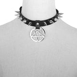 Harajuku Sexy Star Rivets Punk Goth Choker