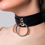 Sexy Lingerie Belt with O-ring Choker Harness