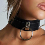 Sexy Lingerie Belt with O-ring Choker Harness