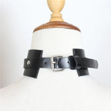 Sexy Lingerie Belt with O-ring Choker Harness