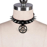Pendant Pentagram Choker Erotic Harness Sexy Necklace For Women