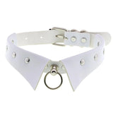 Sexy Punk Rock Gothic Chokers Necklace PU Leather Bondage Cosplay Goth Collar