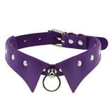 Sexy Punk Rock Gothic Chokers Necklace PU Leather Bondage Cosplay Goth Collar