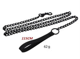 Women Man Dark Punk Gothic Rivet Collar Chain Bondage Necklace