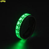 Stainless Steel Masonic Luminous Ring for Men