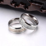 Stainless Steel Masonic Luminous Ring for Men