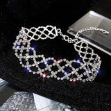 Delicate Crystal Necklace Rhinestone Sweet Romantic Jewelry