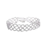 Delicate Crystal Necklace Rhinestone Sweet Romantic Jewelry