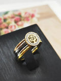 European Style Zircon Women's Ring Set