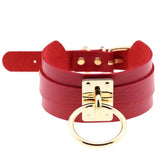 Sexy Leather Choker Necklace Women Gothic Punk Jewelry