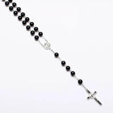Catholic Rosary Beads Necklace Cross Pendant Religious Jewelry