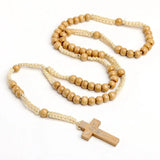 Catholic Rosary Bracelet with Mary Blessing Charm