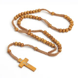 Catholic Rosary Bracelet with Mary Blessing Charm
