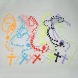 Luminous Cross Necklace Catholic Jewelry Rosary Necklace