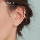 Stainless Steel Ear Buckle for Women Punk Hip Hop Jewelry
