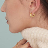Stainless Steel Ear Buckle for Women Punk Hip Hop Jewelry
