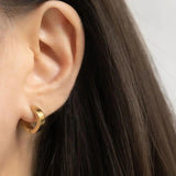 Stainless Steel Ear Buckle for Women Punk Hip Hop Jewelry