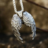 Beier Angel Wings Pendant Necklace Stainless Steel Good Detail Jewelry