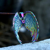 Beier Angel Wings Pendant Necklace Stainless Steel Good Detail Jewelry