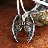 Beier Angel Wings Pendant Necklace Stainless Steel Good Detail Jewelry