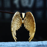 Beier Angel Wings Pendant Necklace Stainless Steel Good Detail Jewelry