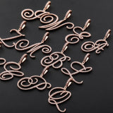 Cursive Letters Pendant Necklace Iced Out Zircon Silver Hip Hop Jewelry