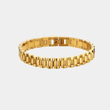 Women's Hiphop Wrap Bracelets Stainless Steel Plated