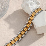 Women's Hiphop Wrap Bracelets Stainless Steel Plated