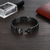 Stainless Steel Bracelet 200mm Wristband Men Jewelry Bangles