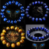 Tiger Eye Stone Beads Bracelet Buddha Bracelets Unisex