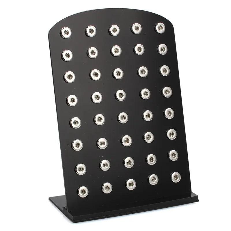 Snap Button Jewelry Display Holder for 12MM 18MM Snaps - 40/24/30/60 Pieces
